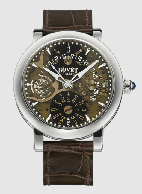Replica Bovet Watch Recital 21 Retrograde Perpetual Calendar brown dial Replica Bovet Watch Recital 21 Retrograde Perpetual Calendar brown dial